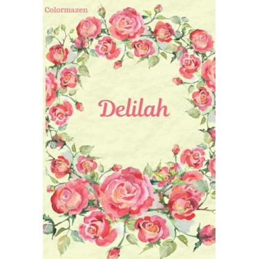 Imagem de Delilah: Red Rose Personalised Notebook (Small)