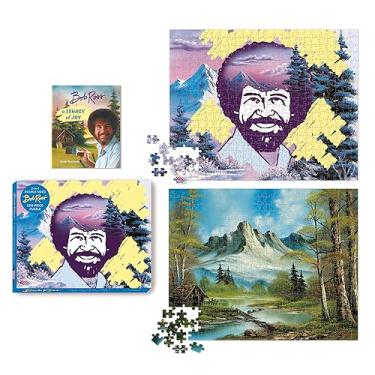 Imagem de Bob Ross 2-In-1 Double-Sided 500-Piece Puzzle