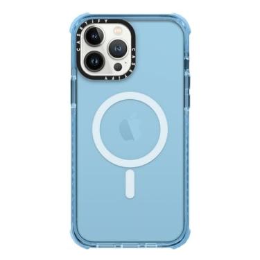 Imagem de CASETiFY Capa Ultra Impact para iPhone 13 Pro Max [proteção contra quedas de 3 metros/compatível com Magsafe] - Azul Sierra