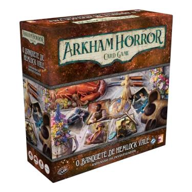 Imagem de Galápagos, Arkham Horror: Card Game - O Banquete de Hemlock Vale (Expansão de Investigador), 1 a 6 jogadores, 60 a 120 min, Cooperativo