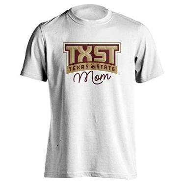 Imagem de Sport Your Gear Camiseta Texas State Bobcats Mom Proud Parent, Branco, M