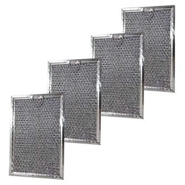 Imagem de MaxLLTo Pacote com 4 filtros de graxa de micro-ondas de substituição para LG EXV1511B LMH2016SB LMHM2237ST LMV1625B LMV1650ST LMV1831SB LMV2053ST01 LMV2073WW01 LMVH1750SW LMH2235ST/00 LMV203 1BD/00