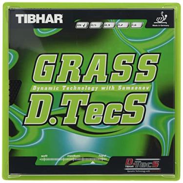 Imagem de TIBHAR Grass D.TecS Tênis de mesa de borracha., 1.6 Black, 1.6