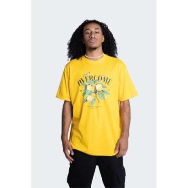 Imagem de Camiseta Overcome Lemons Amarelo Claro-Unissex