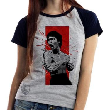 Imagem de Baby Look Blusa Feminina Ou Camiseta Unissex Bruce Lee - Empório Dutra