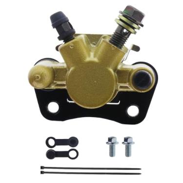 Imagem de PRO BAT Substituição da pinça de freio a disco hidráulico direito para 50cc 70cc 90cc 110cc 125cc quadriciclo chinês 4 rodas Quad Go Kart dourado