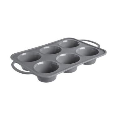 Imagem de Forma cupcake cocinero 690 ml mde home style:cinza, CINZA