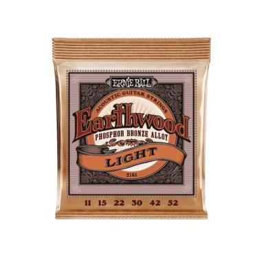 Imagem de Encordoamento para Violão Ernie Ball 011 Earthwood Fósforo Bronze Ligh