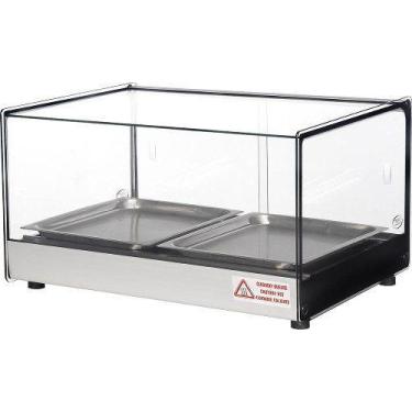 Imagem de Estufa Quente 2 Bandejas AML Erato Cinza Titã 57x45x32cm, 110V