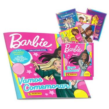 Imagem de Álbum Boneca Barbie 2024 Com Pôster Designer Moda +60 Fig - Panini