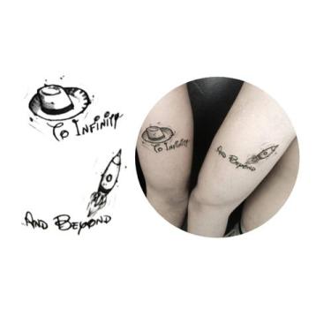 Imagem de Tatuagem Temporária Buzz Lightyear Toy Store Woody - 3I