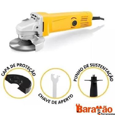 Imagem de Esmerilhadeira Angular Pequena Nakasaki 115mm- 110V/220V , 110V