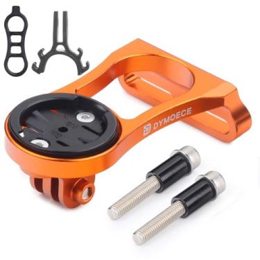 Imagem de Dymoece Suporte para Garmin Edge 1040 840 830 530 Suporte frontal estendido compatível com câmera de ação esportiva e lanterna de bicicleta
