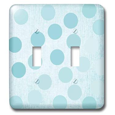Imagem de 3dRose Interruptor grande de pontos turquesa lsp_28064_2, multicolorido