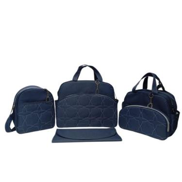 Imagem de Kit bolsa maternidade Bebê Estrela - Hyno kids, Marinho