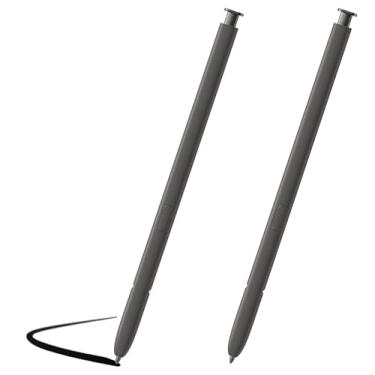 Imagem de Pacote com 2 canetas de substituição para Galaxy S24 Ultra S para Samsung Galaxy S24 Ultra S sem Bluetooth para Samsung Galaxy S24 Ultra 5G Stylus Pen (cinza escuro)