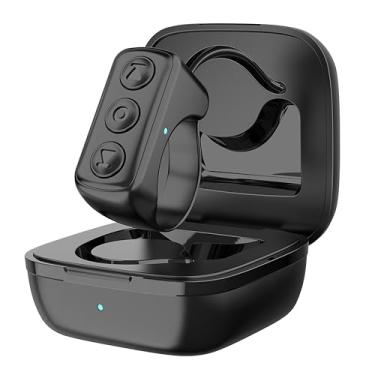 Imagem de Sugsugme Anel de rolagem remoto para TikTok, controle remoto Scroller para TIK Tok, controle remoto de telefone Bluetooth para câmera selfie, gravação de vídeo, controle de música, anel para iPhone,