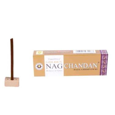 Imagem de Incenso Dhoop Tibetano Golden Nag, Chandan