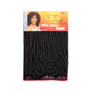 Imagem de Cabelo Sintetico Nina Softex Pacotão Serve 1 Cabeça Cheia - importado 