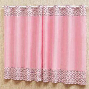 Imagem de Cortina Infantil Para Quarto Bebê Ilhós Estampada Menino Menina Varão 