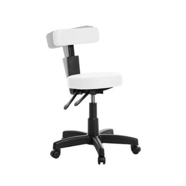 Imagem de Cadeira Mocho Slim Branco Back System - Urban