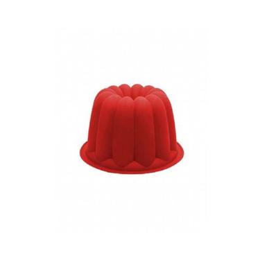 Imagem de Forma para Bolo Moranga Mini em Silicone 14x 8cm - Cimapi, Vermelho