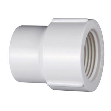 Imagem de Luva Roscável Com Redução PVC Branco 3/4 P 1/2 Tigre