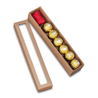 Imagem de 20 caixa botão rosa doce bombom para presentes - GRAFICA UIRAPURU, Kor