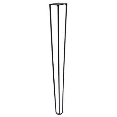 Imagem de Pé de Metal 60 CM Hairpin Legs Mesa de Canto Aparador Preto G41 - Gran