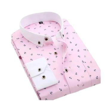 Imagem de Camisa Masculina Slim Fit Manga Comprida - Xadrez - Primavera/Verão, 4