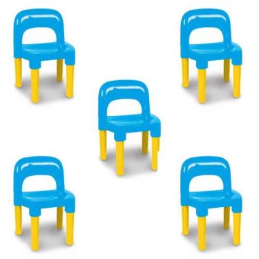 Imagem de Combo 5 Cadeira Desmontável Infantil para Criança Até 60kg - Monte Líb