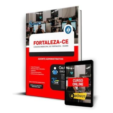 Imagem de Apostila Câmara de Fortaleza - CE 2024 - Agente Administrativo