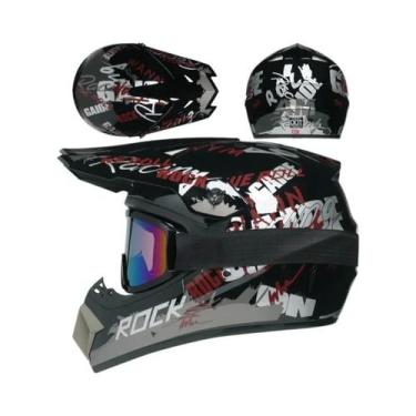 Imagem de Capacete Infantil Off-Road para Motocross, Cross Bike e Downhill (DH),
