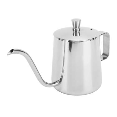 Imagem de Chaleira de café 350ml, Design Portátil, Material de Aço Inoxidável Resistente à Erosão, Bico de Pescoço de Ganso, Bule de chá para café, Viagens de Acampamento Ao Ar Livre