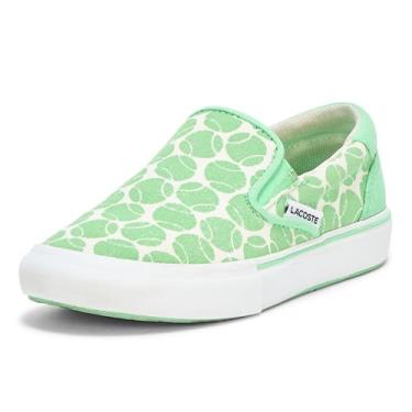 Imagem de Lacoste Tênis infantil unissex Jump Serve, Grn/Branco, 2 Big Kid