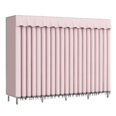 Imagem de Guarda-roupa Armário portátil para pendurar roupas, armário temporário para sala de estar, lindo armário de armazenamento para quarto armário