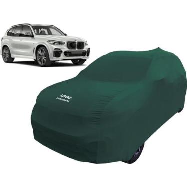 Imagem de Capa Automotiva Bmw X5 Tecido Helanca Cor Preta - Mz, Verde