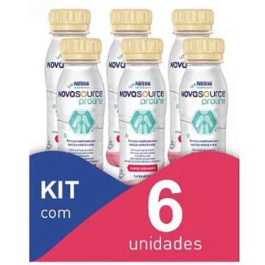 Imagem de Novasource Proline Morango 200ml - Kit com 6 unidades - Nestlé Health 