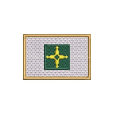 Imagem de BE0154-001 Bandeira Distrito Patch Bordado 7,5×5 (D- Arquivo Matriz para bordar.)