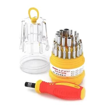 Imagem de Kit Ferramentas 31 Peças Chaves Torx Reparo Celular Notebook PC Precisão Manutenção Eletrônicos Compacto Portátil