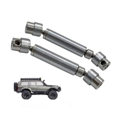 Imagem de Eixo de transmissão de 2 unidades compatível com o rastreador FMS FCX18 LC80 1/18 RC