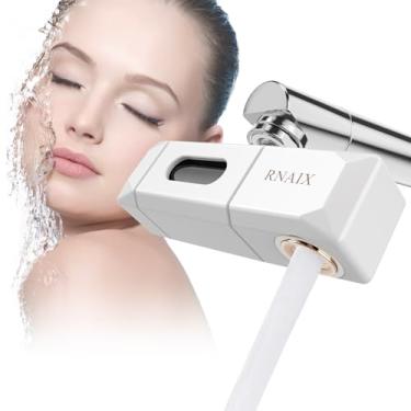 Imagem de Filtro de água de torneira avançado com tecnologia de microbolhas – limpeza profunda e proteção para a pele – ideal para banho e cuidados com a pele facial, fácil instalação