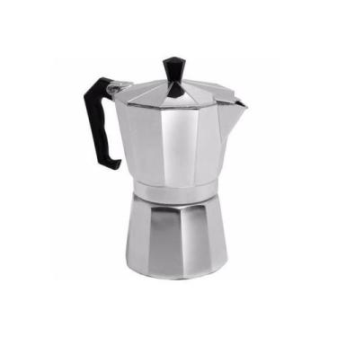 Imagem de Cafeteira Italiana Moka Alumínio Prepara até 6 Xícaras Café Expresso -