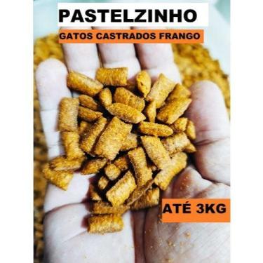 Imagem de 3KG Magnus Cat Pastelzinho/Nuggets Gatos Castrados Recheado Sabor Fran