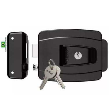 Imagem de Fechadura Eletrica Agl Reversivel AL100R Preta, Preto