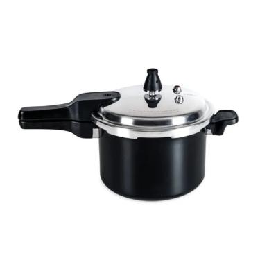 Imagem de Panela de Pressão Ceramic Life Super com Fundo de Indução 5,4L Preto Brinox
