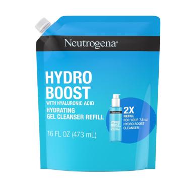 Imagem de Gel de limpeza facial Neutrogena Hydro Boost 473ml Refil