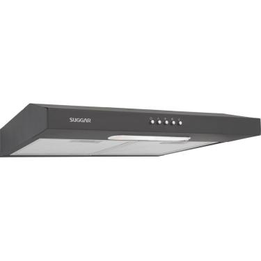 Imagem de Depurador E Exaustor De Ar Suggar Slim 80cm 3 Velocidades Titanium