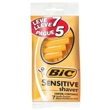 Imagem de Aparelho De Barbear Bic Sensitive Shaver Leve 7 Pague 5