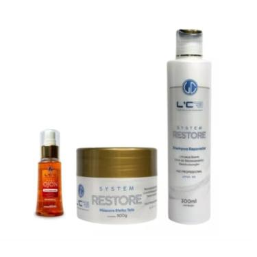 Imagem de Kit Shampoo e Máscara + Óleo 60ml – Hidratação Profunda e Reparação Capilar